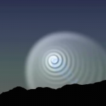 ノルウェーの渦巻き現象は高周波波動の出入り口？